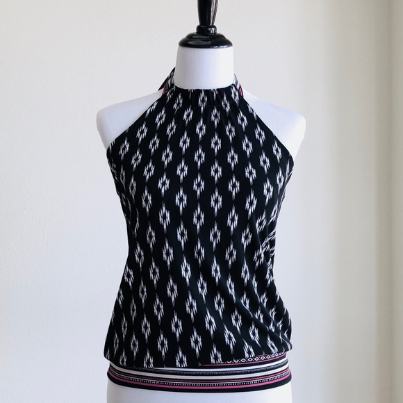 White House Black Market Tops - {S} Black Halter Top by WHBM